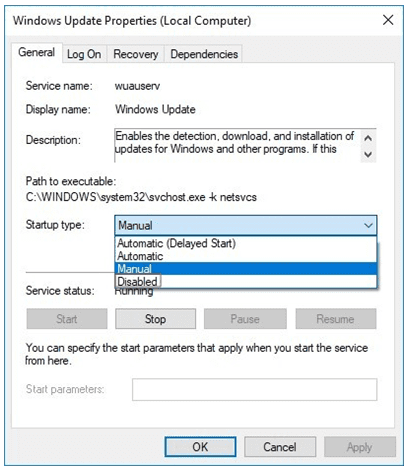 How to Disable Windows 10 Updates - Step 3